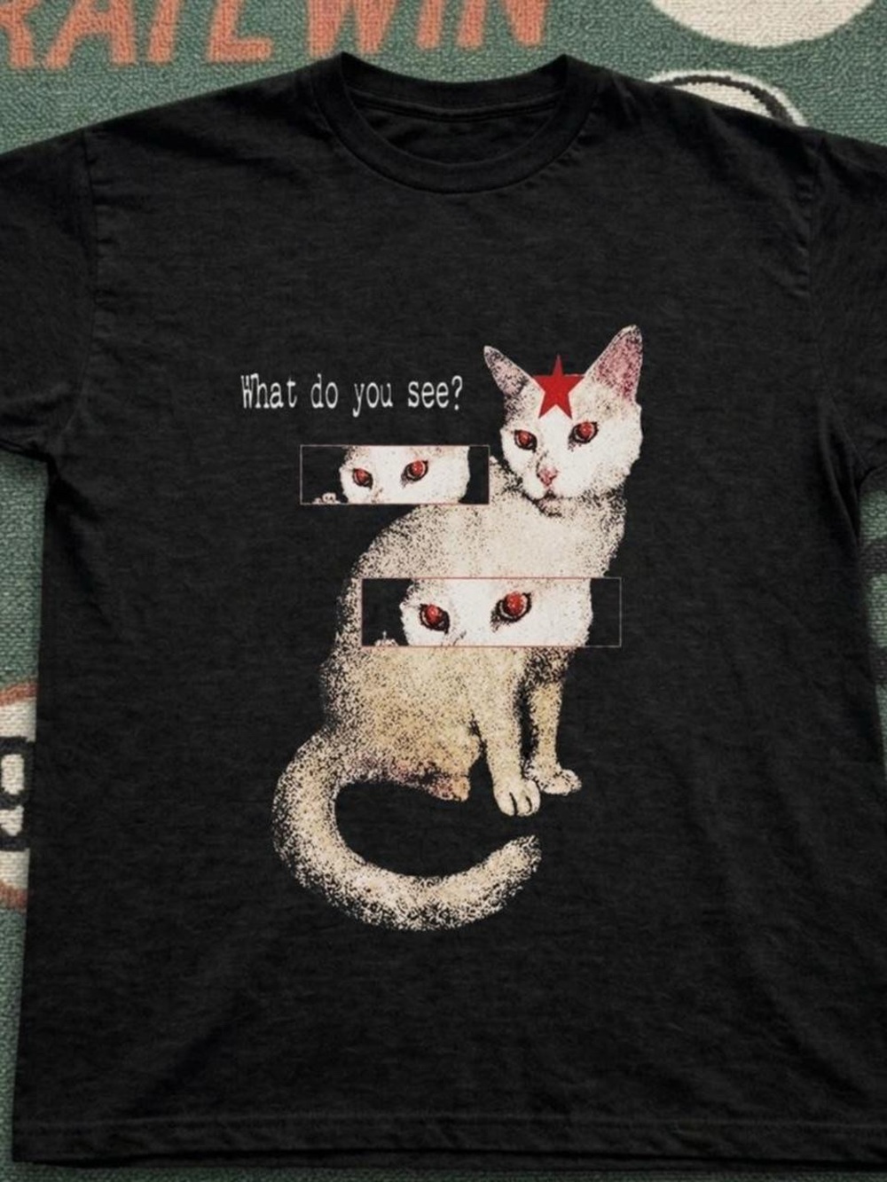 Black Cat graphic tee